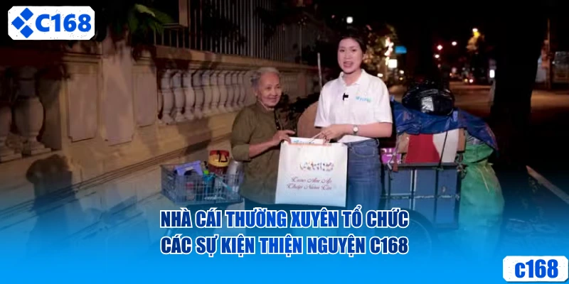 Nhà cái thường xuyên tổ chức các sự kiện thiện nguyện
